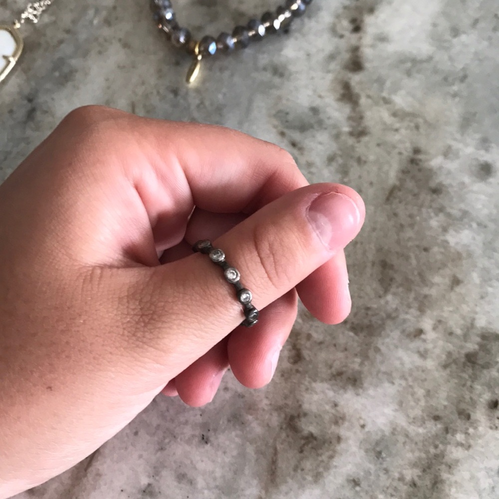 Silpada ring size 6.5 will polish up for buyer